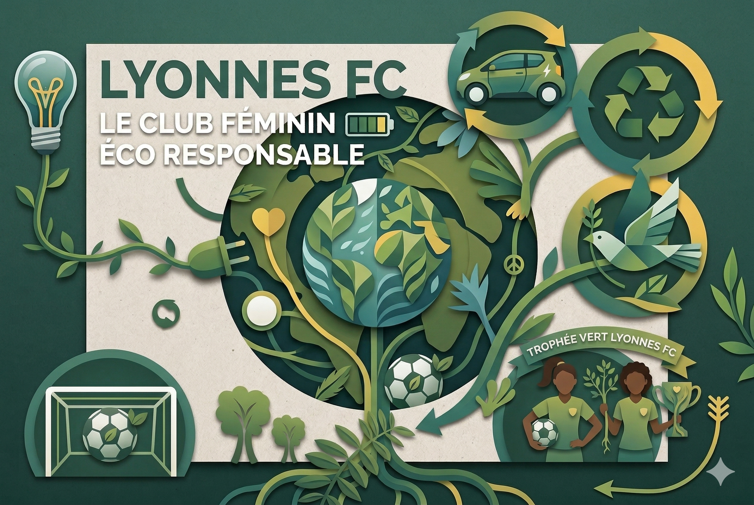 Le Lyonnes FC s'engage : un club de football féminin éco-responsable à Lyon